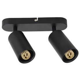 XXLED LED Aufbaustrahler JOKER-2 2xGU10 360° drehbar, 90° verstellbar Schwarz
