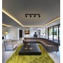 XXLED LED Aufbaustrahler JOKER-2 2xGU10 360° drehbar, 90° schwenkbar Weiss - Detailansicht