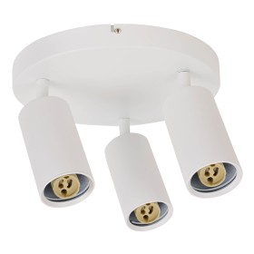 XXLED LED Aufbaustrahler JOKER-4 3xGU10 360° drehbar, 90° schwenkbar Weiss rund