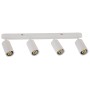 XXLED LED Aufbaustrahler JOKER-5 4xGU10 360° drehbar, 90° schwenkbar Weiss linear