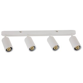 XXLED LED Aufbaustrahler JOKER-5 4xGU10 360° drehbar, 90° schwenkbar Weiss linear