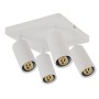 XXLED Proiettore a incasso LED JOKER-6 4xGU10 girevole a 360°, inclinabile a 90° Bianco quadrato