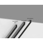 XXLED 2m Magnet-Aufbauschiene für magnetische Lichtschienensysteme MAGNET-S2 Schwarz - Detailansicht