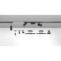 XXLED 2m Magnet-Aufbauschiene für magnetische Lichtschienensysteme MAGNET-S2 Schwarz - Produktansicht
