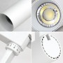 XXLED LED Schienenstrahler BREMEN-10 10W 4200K Weiss - technische Ansicht
