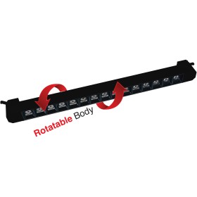 XXLED LED Schienen-Linearleuchte PARMA-30 30W 4200K Schwarz drehbarer Korpus