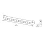 XXLED LED Schienen-Linearleuchte PARMA-30 30W 4200K Schwarz drehbarer Korpus - Detailansicht