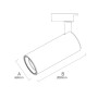 XXLED LED Schienenstrahler LONDRA-15 15W 4200K Weiss - Produktansicht