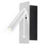 XXLED LED-Wand-Einbauleuchte BELEK 3W weiss, 90° schwenkbar