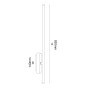 XXLED LED Dekorative Wandleuchte SALDA-14 14W 4200K Schwarz - Detailansicht