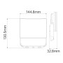 XXLED LED Flutlicht-Aussenstrahler PEGASUS-30 30W 6400K Schwarz IP65