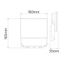 XXLED LED Arbeitsscheinwerfer - Baustrahler PEGASUS/W-50 50W 6400K Schwarz IP65 1,8m Kabel - Produktansicht