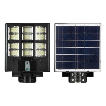 XXLED Lampe de rue solaire LED GRAND/XL-600 600W 6400K Noir IP65