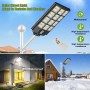 XXLED LED Lampada Stradale Solare GRAND/XL-1200 1200W 6400K Nero IP65 - vue technique