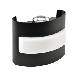 XXLED LED Garten Wandleuchte NEUTRON-5 5W 4200K Schwarz IP65