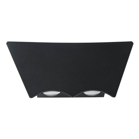 XXLED Lampada da parete da giardino LED BAT-6 6W 4200K Nero IP54