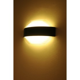 Applique murale de jardin LED SPARTA-2 12W 4200K Noir IP54