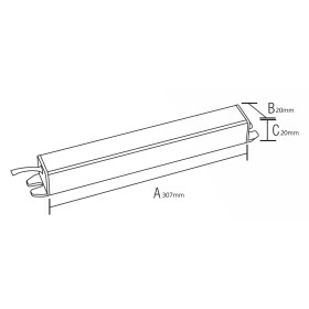 Driver LED impermeabile VESTA-45 45W Slim-Case IP67