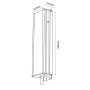 XXLED Alimentatore LED impermeabile VESTA-100 100W Slim-Case IP67 - vista dettagliata
