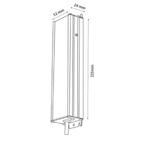 Alimentatore LED impermeabile VESTA-100 100W Slim-Case IP67