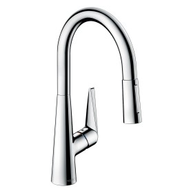 hansgrohe Talis M51 Miscelatore monocomando da cucina 200, Eco, Doccetta estraibile, 2 getti, sBox