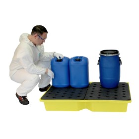WOLFBAG 104-Liter-Auffangwanne mit Gitterrost