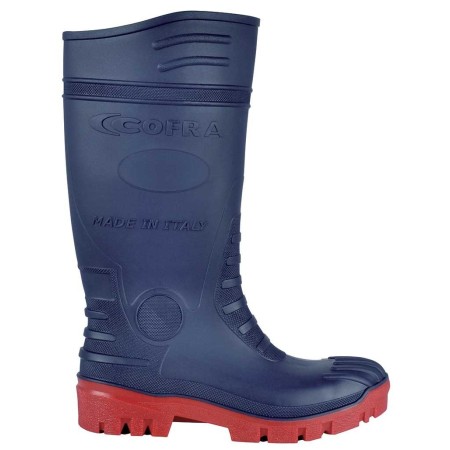 COFRA Bottes de travail TYPHOON BLEU/ROUGE S5 SRC