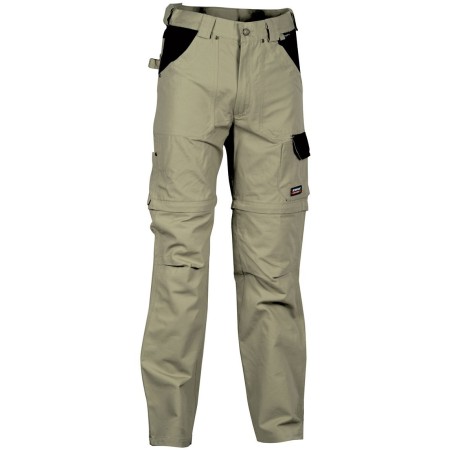 COFRA Pantaloni da lavoro Zippoff (Worker) HELSINKI Kaki