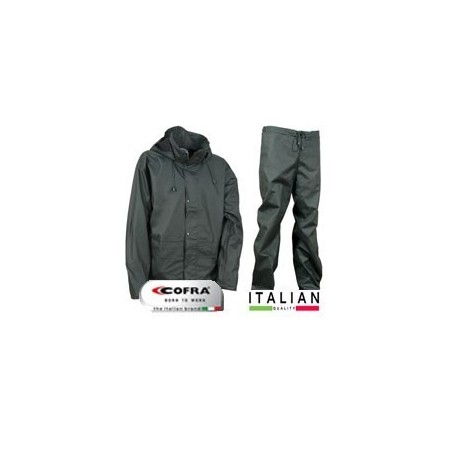 Set protezione pioggia (giacca + pantaloni) Cofra Verde
