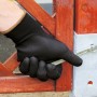 COFRA 120paar Mechanikerhandschuhe Arbeitshandschuhe, Naturlatex getauchter Textilhandschuh - technische Ansicht
