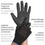 COFRA 120paar Mechanikerhandschuhe Arbeitshandschuhe, Naturlatex getauchter Textilhandschuh - Produktansicht