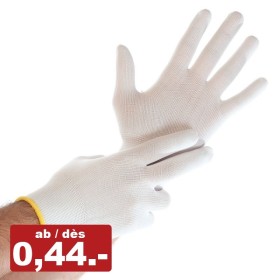 COFRA 120paar Feinstrickhandschuhe Ultra Flex | Nylon-Feinstrick, mit Strickbund