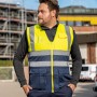 Safestyle 10 stk. (1 karton) Warnschutzweste Reflektierend Gelb-Orange / Marine - Detailansicht