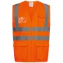 Safestyle 20 stk. (1 karton) Warnschutzweste Reflektierend Gelb-Orange Albin-Ewald
