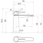 Robinet de lavabo monocommande sans bonde Villeroy & Boch Conum