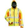 Elysee JIM Warnschutz Softshelljacke gelb/orange