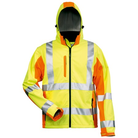 Elysee JIM Warnschutz Softshelljacke gelb/orange