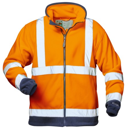 Veste Polaire de Sécurité BENEDIKT ELYSEE Classe 3 Orange de Sécurité
