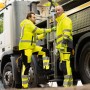 Elysee EBERLIN Warnschutz Steppjacke Warngelb - Detailansicht