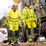 Elysee EBERLIN Warnschutz Steppjacke Warngelb - technische Ansicht