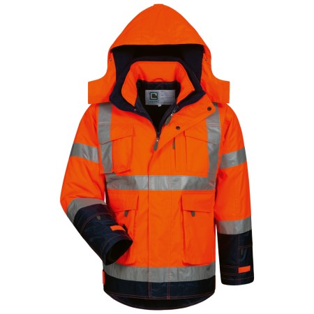 Elysee PHILIPP Winter Warnschutz Jacke 3-in-1 Kl. 3 Warnorange