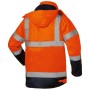 Elysee PHILIPP Winter Warnschutz Jacke 3-in-1 Kl. 3 Warnorange - Detailansicht