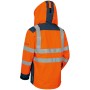 Elysee ARNOLD Winter Multinorm-Parka 3in1 Warnorange - Detailansicht