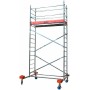 Impalcatura mobile in alluminio Altezza di lavoro (max): 4,85 m Krause Mobiltec Argento