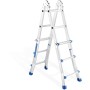 Wolfstahl Échelle télescopique multifonction en aluminium - vue technique