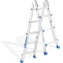 Wolfstahl Échelle télescopique multifonction en aluminium - photo produit