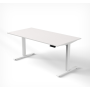 Wolfstahl SET : Steh-Sitz Schreibtisch ERGO + ERGO Bürostuhl - Produktansicht