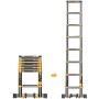 Wolfstahl ALU Teleskopleiter mit Softclose und Querfuss
