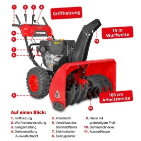 BROMMAG Benzin Schneefräse - Davos (Hecht)