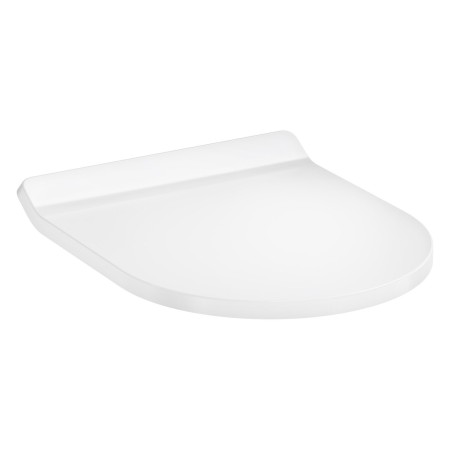 hansgrohe EluPura S WC-Sitz mit Befestigung oben, SoftClose und QuickRelease, Slim